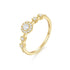 S925 sterling silver classic diamond engagement ring - MOWTE