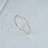 925 sterling silver minimalist three diamond base stackable ring