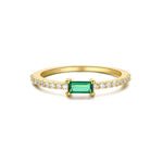 S925 sterling silver ins diamond ring engagement ring - MOWTE