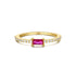 S925 sterling silver ins diamond ring engagement ring - MOWTE