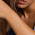 925 sterling silver cross single diamond inlaid women's bracelet - MOWTE