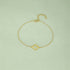 S925 sterling silver niche clover hollow bracelet - MOWTE
