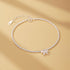 S925 sterling silver cauliflower chain bracelet with luxurious starry sky and moonlight gemstones - MOWTE