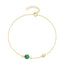 S925 pure silver diamond inlaid turquoise and turquoise high-end bracelet for women - MOWTE
