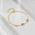 925 sterling silver color creative diamond edging and diamond setting versatile bracelet - MOWTE