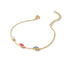 925 sterling silver color creative diamond edging and diamond setting versatile bracelet - MOWTE