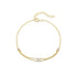 S925 sterling silver layered diamond set versatile bracelet - MOWTE