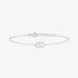 S925 sterling silver versatile double circle ring women's bracelet - MOWTE