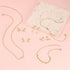 S925 pure silver heart-shaped zircon bow double layered bracelet - MOWTE