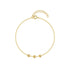 S925 pure silver bracelet with non fading sliding silver beads bracelet - MOWTE