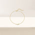 Commuting simple outfit s925 pure silver Valentine's Day series infinite loop lucky heart zircon bracelet - MOWTE