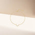 S925 pure silver moon Australian treasure light luxury micro inlaid crescent moon bracelet - MOWTE