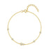 S925 sterling silver bag with diamond inlay round versatile fashion bracelet - MOWTE