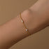S925 sterling silver cross set diamond versatile fashion bracelet - MOWTE