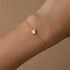 S925 sterling silver daily wear rectangular zircon splicing geometric element bracelet - MOWTE