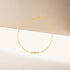 S925 sterling silver three-point round zircon bracelet for women - MOWTE