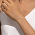 S925 pure silver hollow heart bracelet - MOWTE