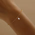 S925 pure silver daily wear water droplet simple and elegant diamond inlaid bracelet for women - MOWTE