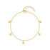 Minimalist s925 pure silver surface hammer pattern layered women's versatile bracelet - MOWTE