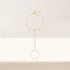S925 sterling silver women's ring temperament pearl tassel elegant bracelet multi-layer stacked bracelet+ring - MOWTE
