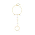 S925 sterling silver women's ring temperament pearl tassel elegant bracelet multi-layer stacked bracelet+ring - MOWTE