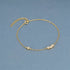 Gold s925 sterling silver with diamond petals for daily wear with women's bracelet - MOWTE