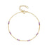 S925 sterling silver zircon colored bracelet - MOWTE