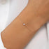 S925 Pure Silver Ins Minimalist Triangle Diamond Set Classic Basic Bracelet - MOWTE