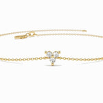 S925 Pure Silver Ins Minimalist Triangle Diamond Set Classic Basic Bracelet - MOWTE