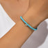S925 pure silver turquoise zircon handmade bead bracelet versatile for daily use vintage bracelet - MOWTE