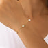 S925 pure silver five petal flower white pearl bracelet - MOWTE