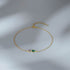 S925 pure silver daily outfit with colorful diamond pentagram layered women's bracelet - MOWTE