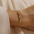 S925 pure silver daily outfit with colorful diamond pentagram layered women's bracelet - MOWTE