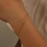 S925 sterling silver paper clip for daily wear women's bracelet - MOWTE