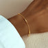 S925 pure silver geometric inlaid diamond layered women's versatile commuting bracelet - MOWTE