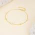 S925 pure silver octagonal star paired with pearl layered bracelet - MOWTE