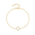 S925 pure silver full diamond geometric diamond bracelet - MOWTE