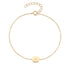 S925 pure silver single diamond inlaid round brand octagonal star women's bracelet - MOWTE
