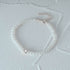S925 pure silver pearl single diamond women's bracelet - MOWTE