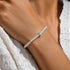 S925 pure silver pearl single diamond women's bracelet - MOWTE