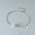 S925 sterling silver paperclip double pieced irregular Baroque shaped pearl bracelet - MOWTE