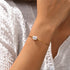 S925 sterling silver paperclip double pieced irregular Baroque shaped pearl bracelet - MOWTE