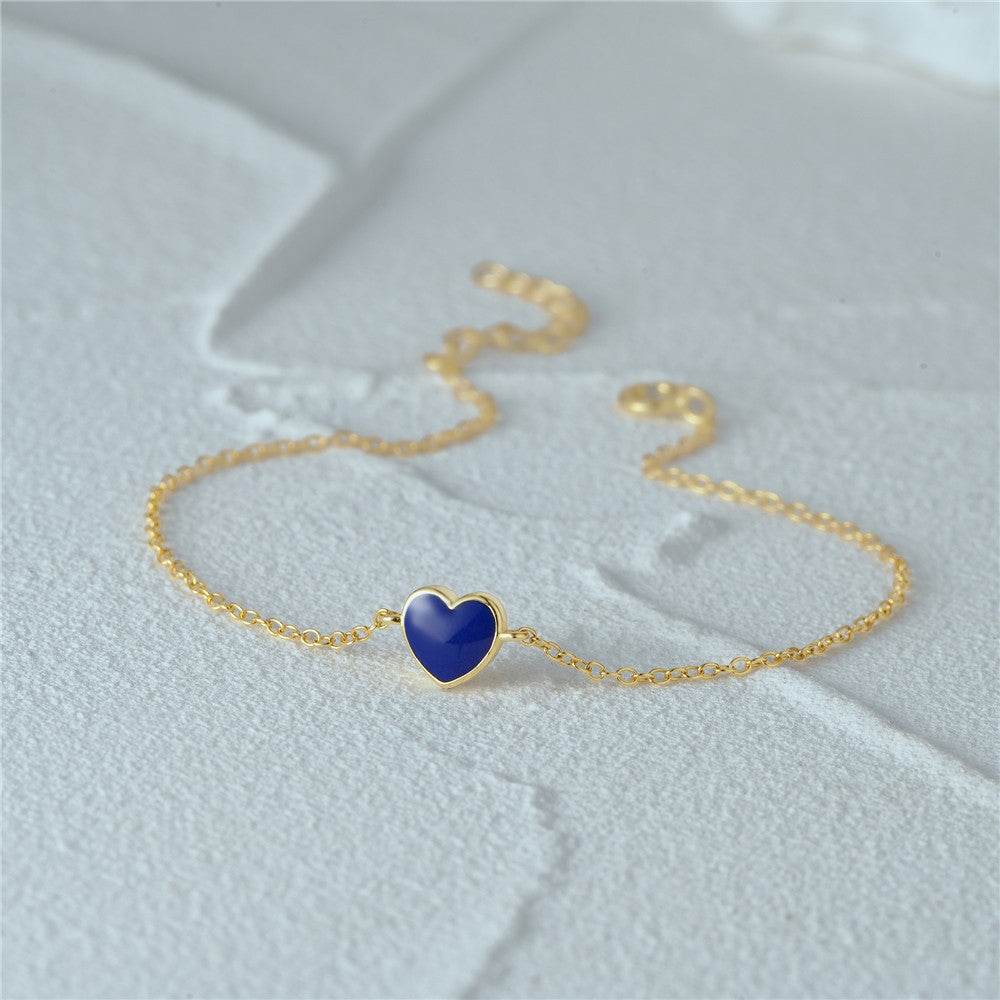 S925 Silver i Love Bracelet Love Drip Oil Love Bracelet Bracelet Bracelet - MOWTE
