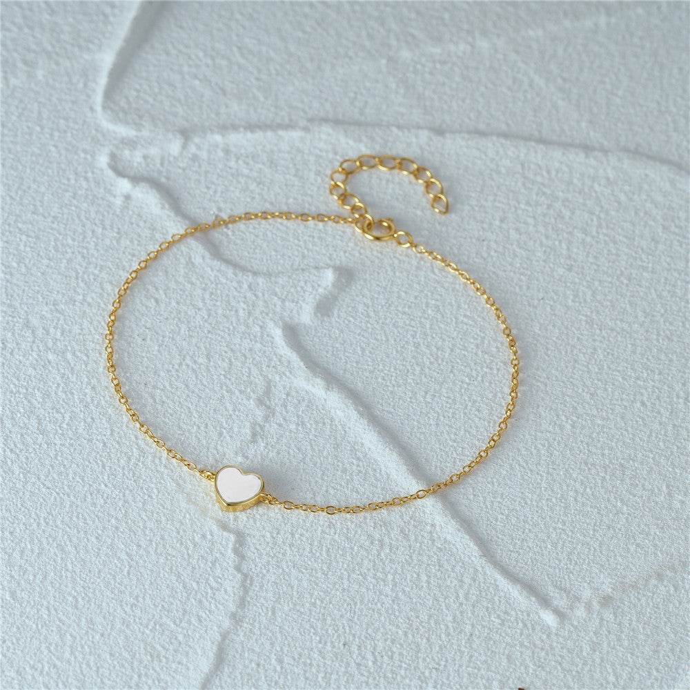 S925 Silver i Love Bracelet Love Drip Oil Love Bracelet Bracelet Bracelet - MOWTE
