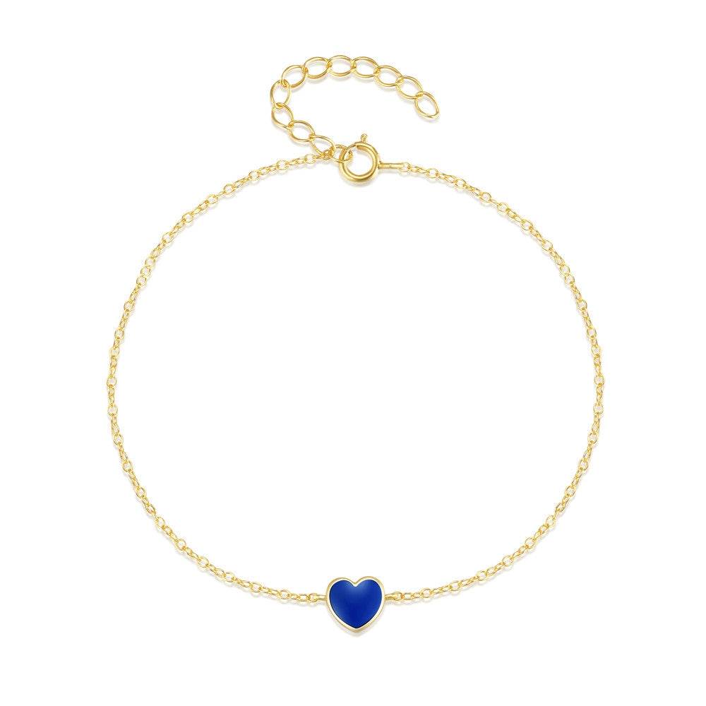 S925 Silver i Love Bracelet Love Drip Oil Love Bracelet Bracelet Bracelet - MOWTE