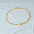 O-chain+paperclip chain splicing bracelet for women - MOWTE
