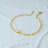 O-chain+paperclip chain splicing bracelet for women - MOWTE