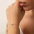 S925 pure silver devil's eye oil drip daily matching bracelet for women - MOWTE