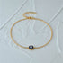 S925 pure silver devil's eye oil drip daily matching bracelet for women - MOWTE