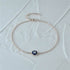 S925 pure silver devil's eye oil drip daily matching bracelet for women - MOWTE